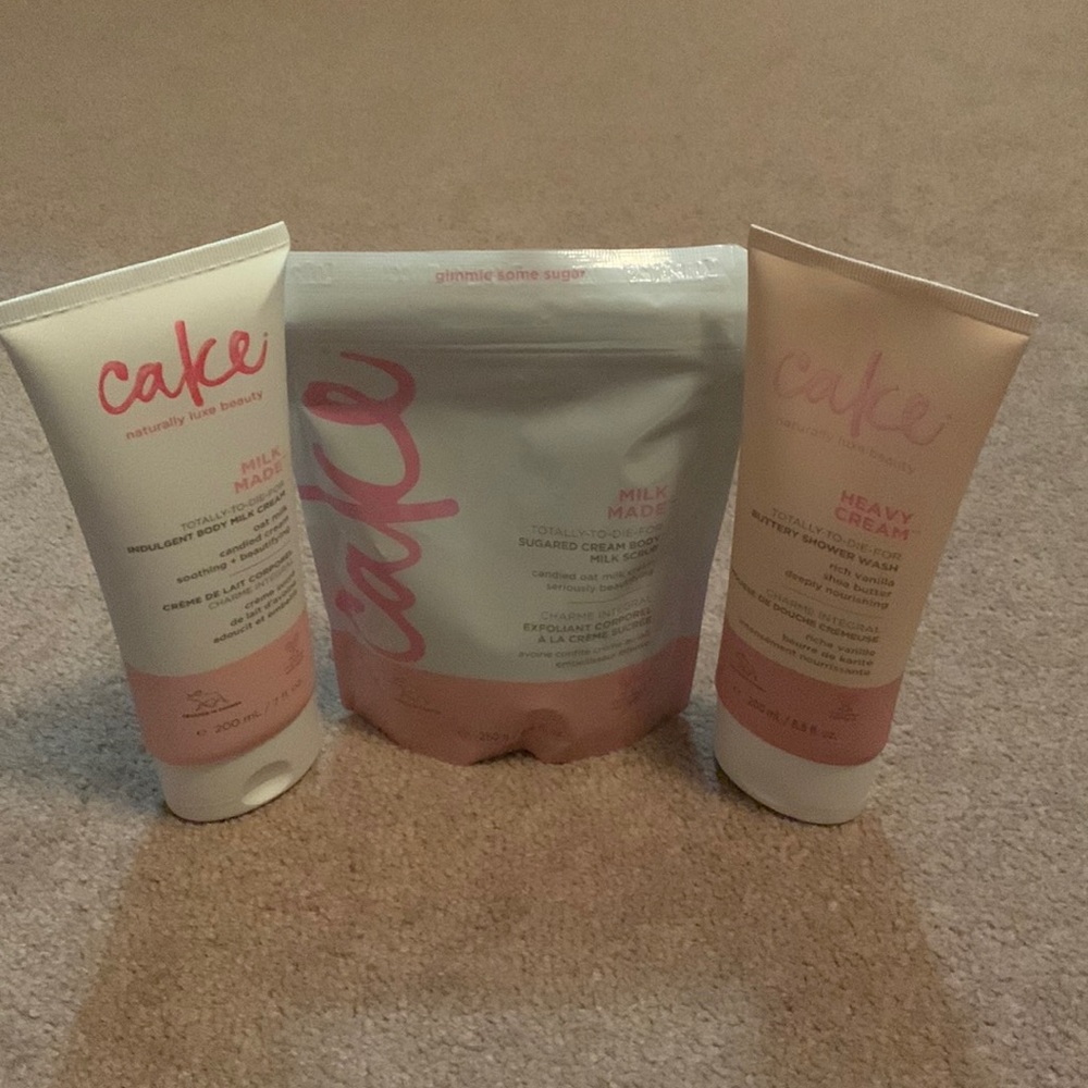 Cake body wash
